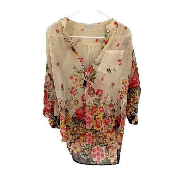 Jun & Ivy Spring Floral Blouse - Picture 9 of 9